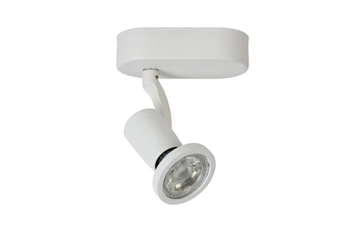 Lucide JASTER-LED - Spot plafond - LED - GU10 - 1x5W 2700K - Blanc - éteint